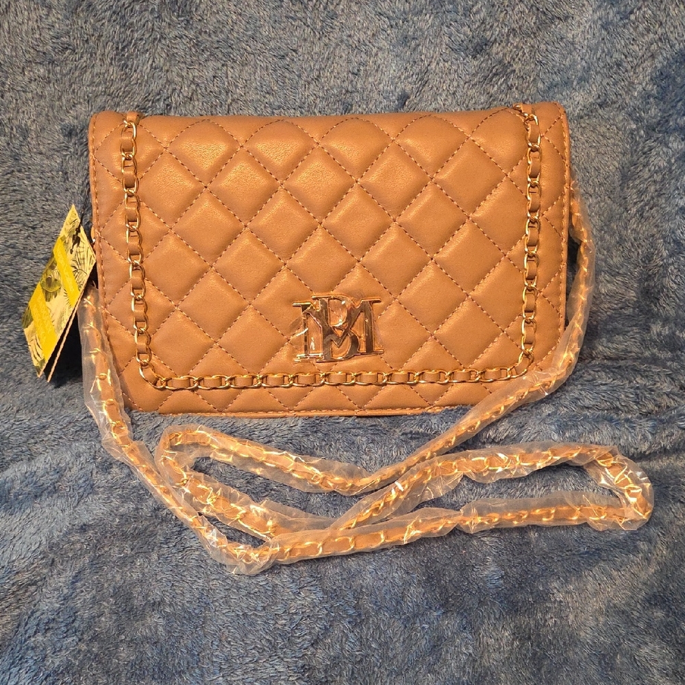 Big Diamond Quilting Crossbody W/ Braided Chain On The Cover